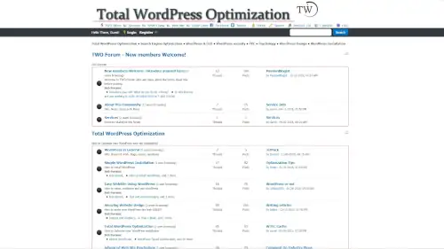 Total WordPress Optimization